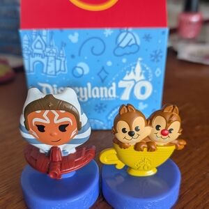 Disneyland 70th Anniversary McDonald's Star Wars Asoka and Chip and Dale